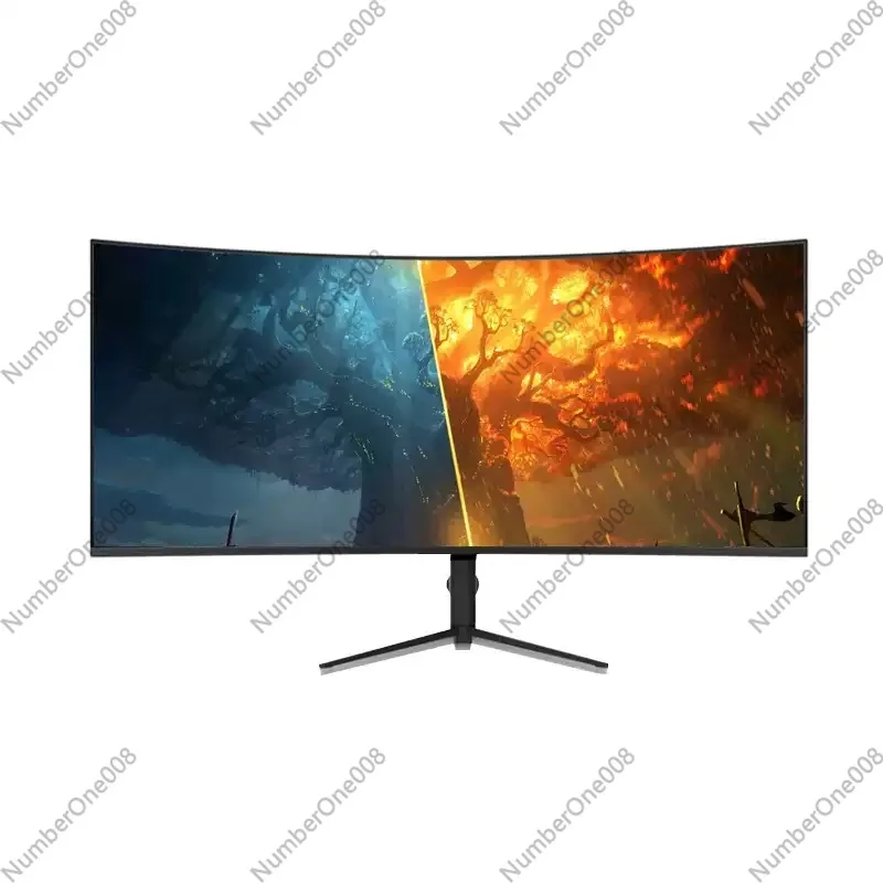 

34/49-дюймовый 5K 144Hz изогнутый игровой монитор 32:9 с ультратонкой рамкой, для игр и офиса, с функцией регулировки высоты, HDR40, 40-дюймовый 5K 75Hz