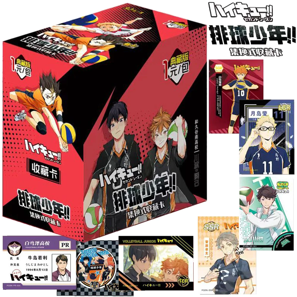 

Genuine Haikyuu!! Card For Children Shoyo Hinata Daichi Sawamura Sports Friendship Anime Limited Game Collection Card Kids Toys