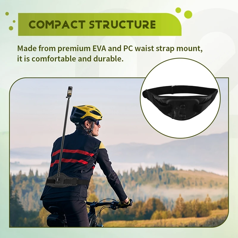 Wearable Waist Bracket Time Selfie Stick for X/X2 Bar Panoramic Accessories for Fusion-A79U