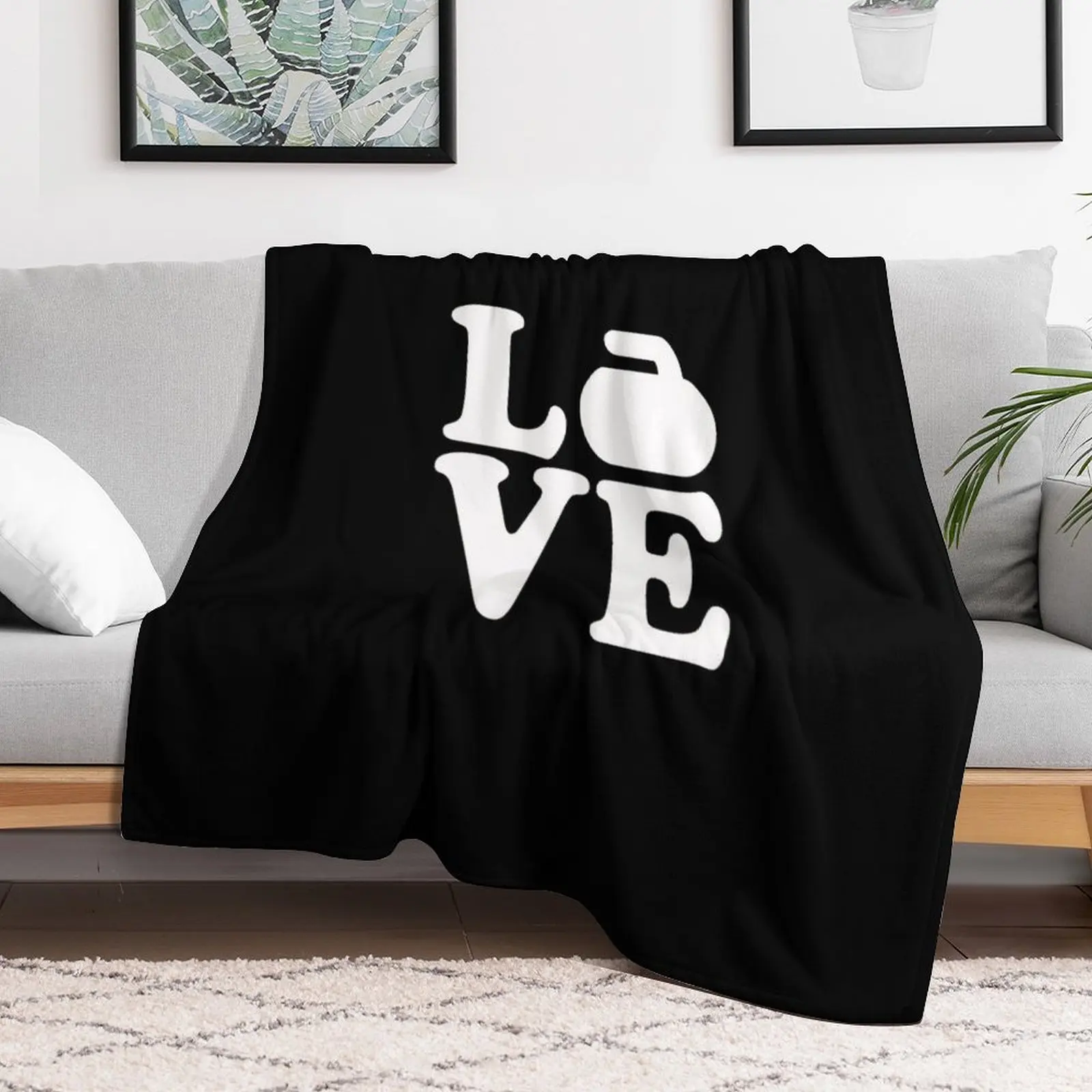 Curling Love Throw Blanket Soft Sherpa Fleece Warm Blanket for Winter