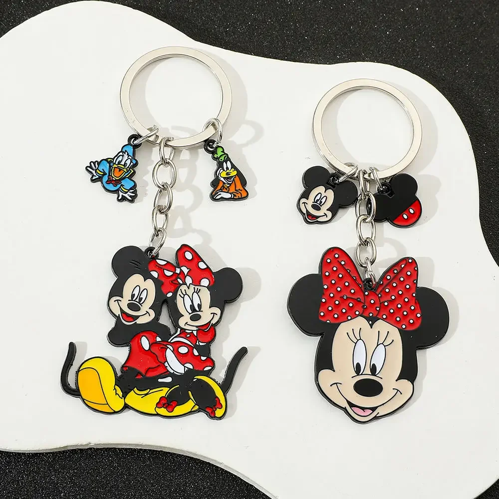 Disney-Pendentif Minnie Cute Anime Characters, Interface Alloy, Continent Chain, Creative Kawaii, Girly Coussins, Couple Accessrespiration