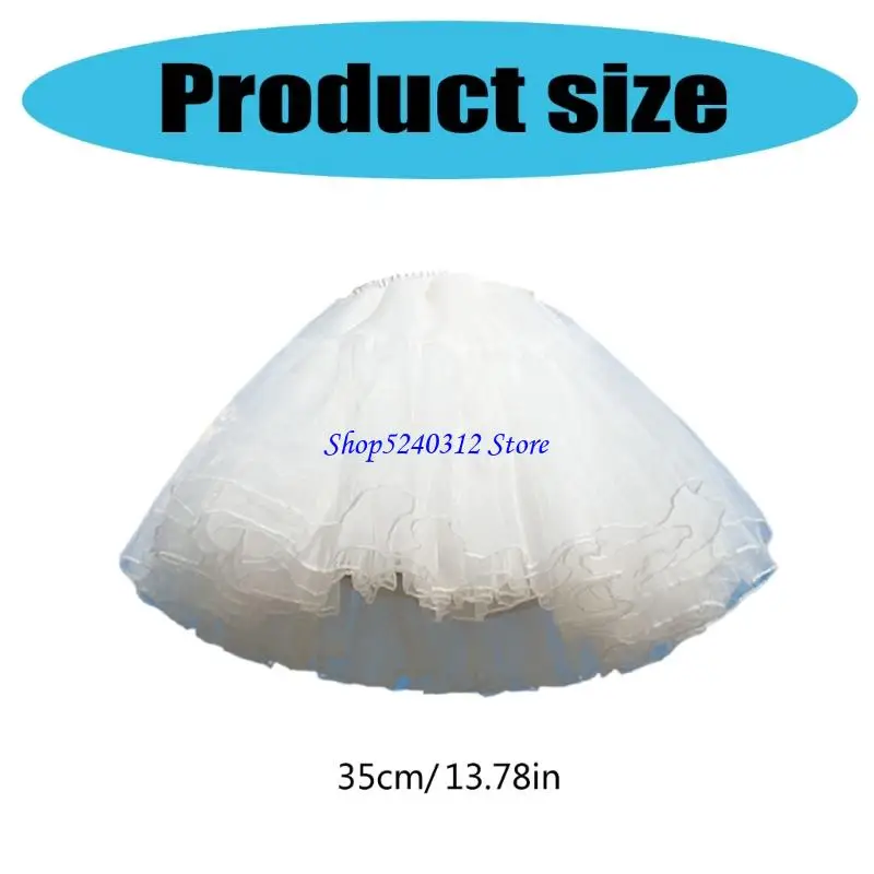 634c Ruffle Maid Apron Küche Küche Kochschürze ähliger Petticoats Röcke Tutus Slips