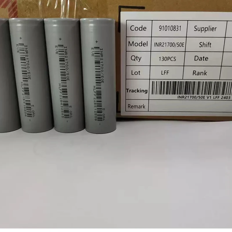 1-20pcs EVE 50E 21700 4800mah 15A 3.7V 3C Battery Rechargeable 21700 Lithium Ion Battery Cell For Flashlight Game Console