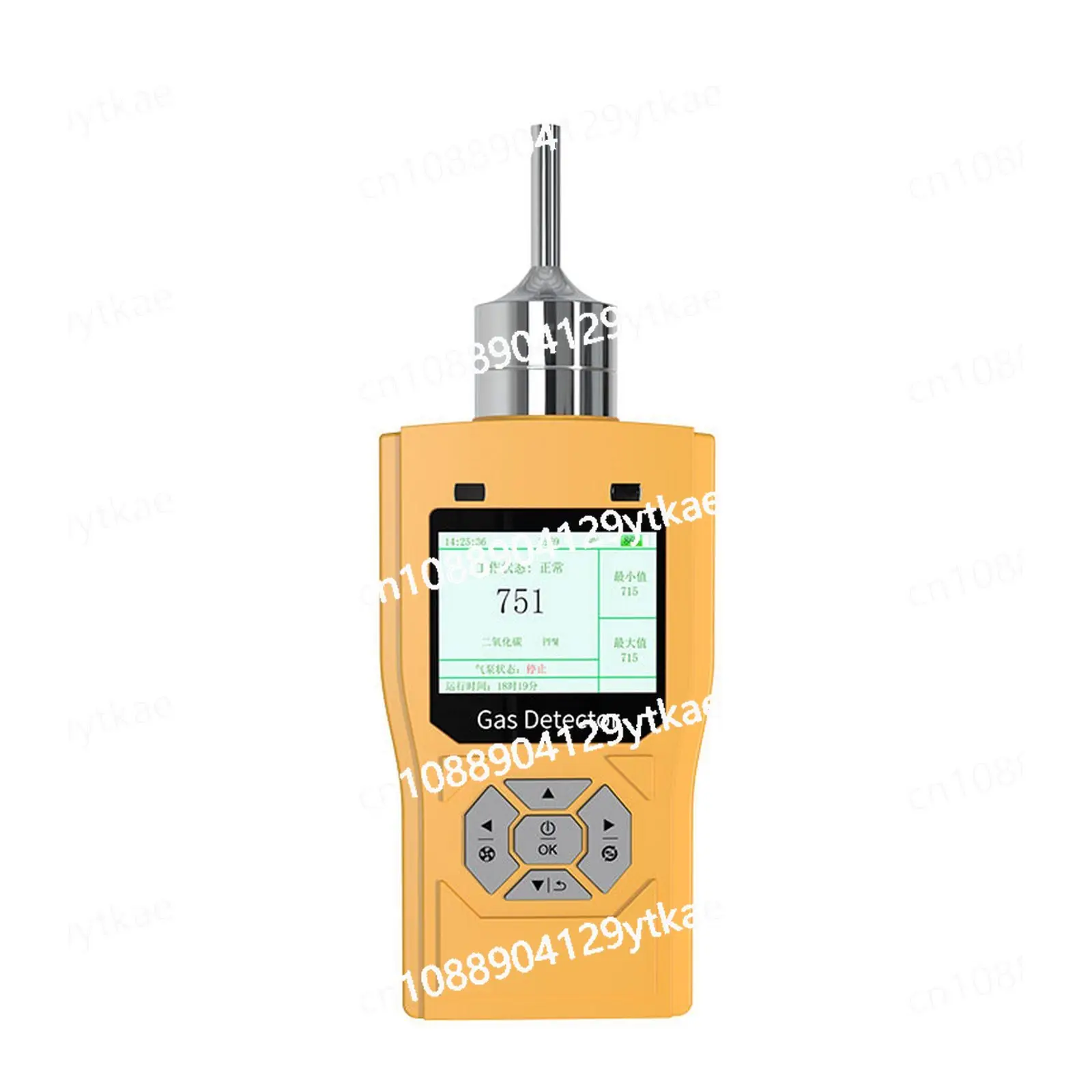 Portable O3 Photoion Ozone Gas Detector Pump Suction Gas Detection Air Detector Low Power O3 Detector Sensor Air Quality Tester