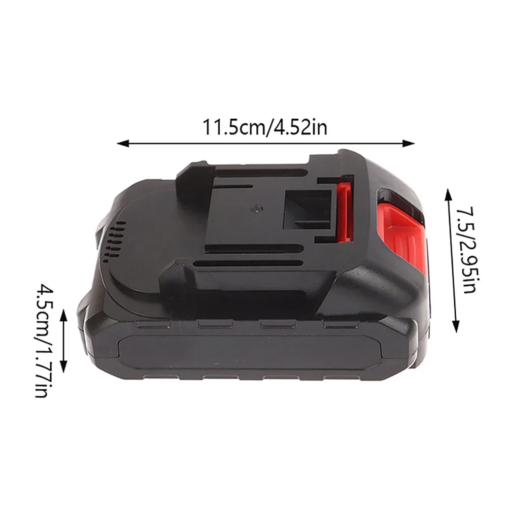 Battery Storage Box 21V Battery Case Single Pack Battery Enclosure Shell For 5-series Li-ion For 21V Batteries