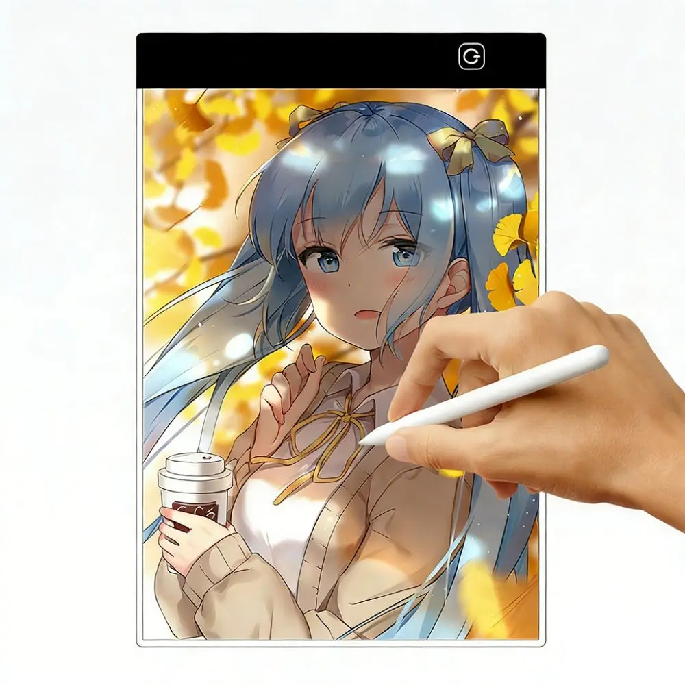 3 Level Dimmable LED Copy Board Light Tracing Box A4/A5 Eye Protection Drawing Copy Pad Portable Board Tracing Light Box