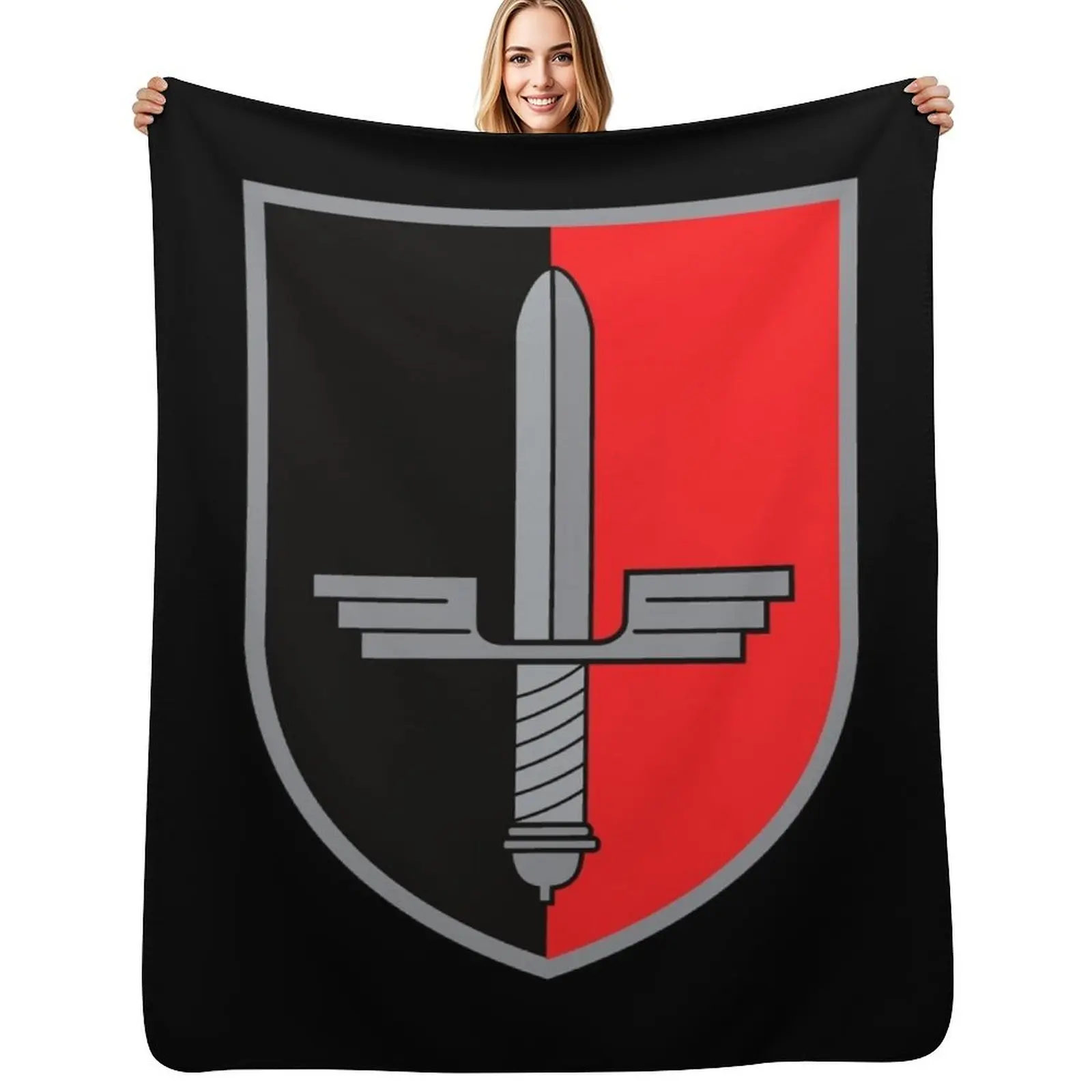 

Luftwaffe - JG 52 Jagdgeschwader 52 - Clean Style Throw Blanket Shaggy Furrys warm winter Kid'S Blankets