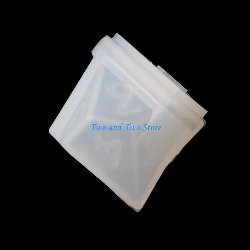 

HX6F 7 Shapes Dies Resin Casting Standard Game Rounded Square for Triangle