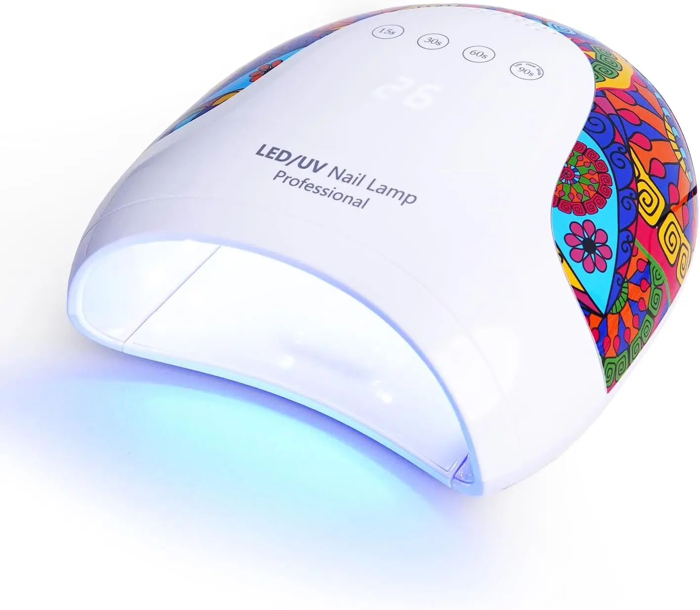 

УФ-светодиодная лампа для ногтей, сушилка для гель-лака мощностью 48 Вт с 4 настройками таймера и ЖК-дисплеем