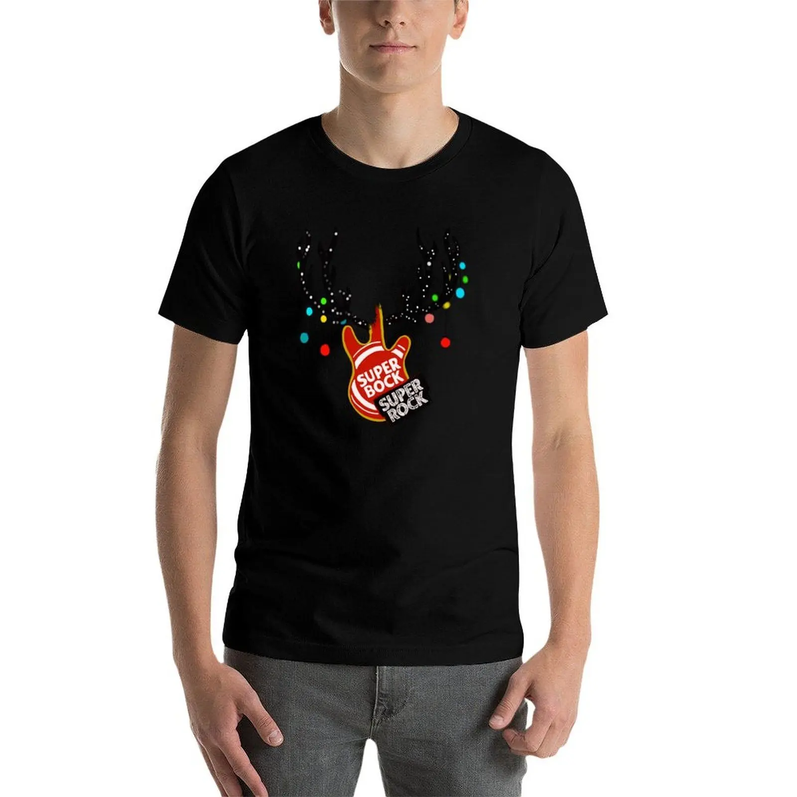 Camiseta Super Bock jingle bell Rock, camiseta gráfica para hombre, camisetas para hombre, camiseta vintage gráfica