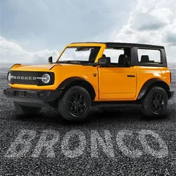 New 1:36 Ford Bronco Lima Alloy Car Model Diecast Metal Off-road Vehicles Car Model High Simulation Collection Children Toy Gift