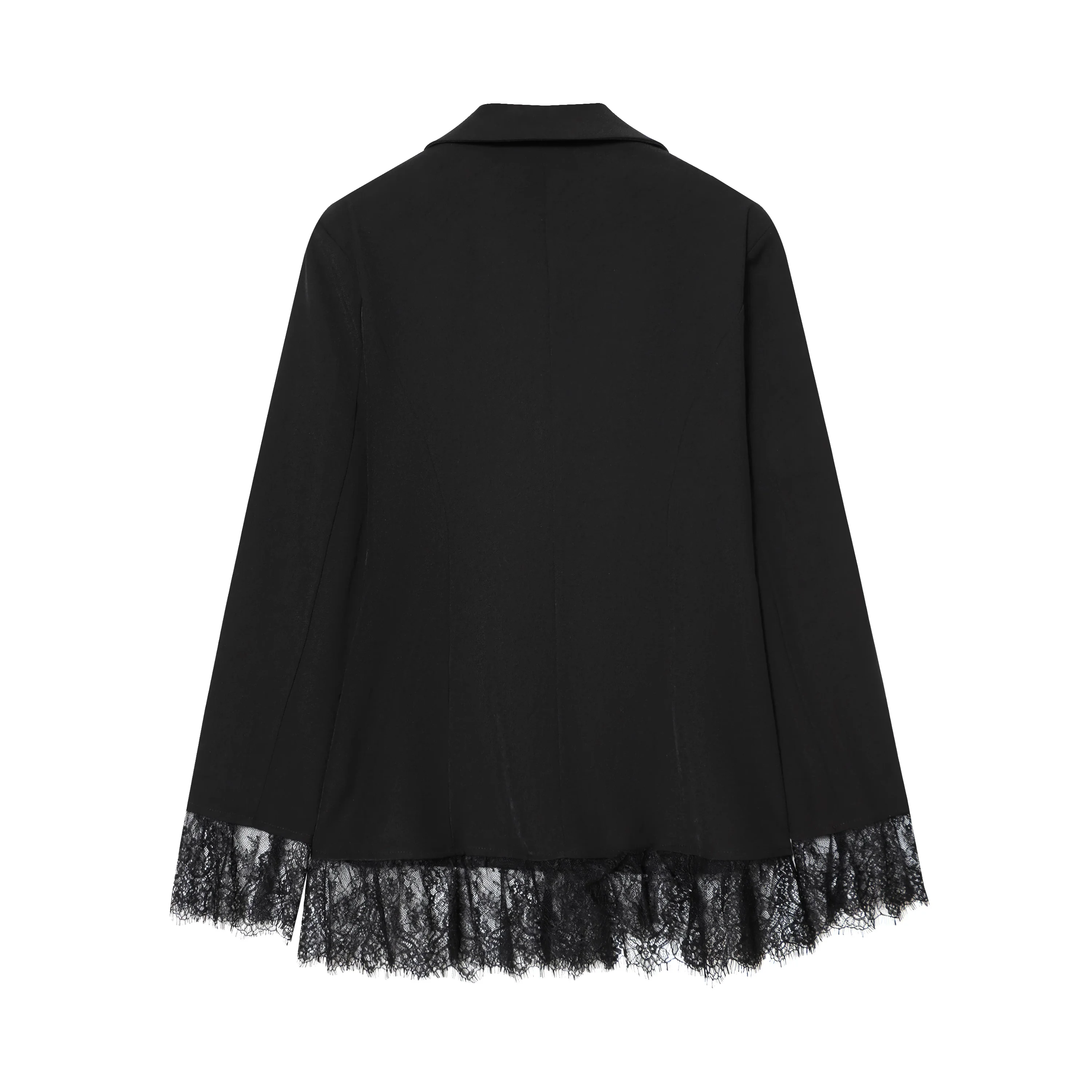 เสื้อเบลเซอร์ผู้หญิง KONDALA ดีไซน์หรูหรา ทรงเข้ารูป ตกแต่งด้วยผ้าลูกไม้  เอวเข้ารูป แฟชั่นใหม่ 2026 สำหรับฤดูใบไม้ผลิและฤดูใบไม้ร่วง สไตล์ไฮสตรีท เหมาะสำหรับสาวออฟฟิศ