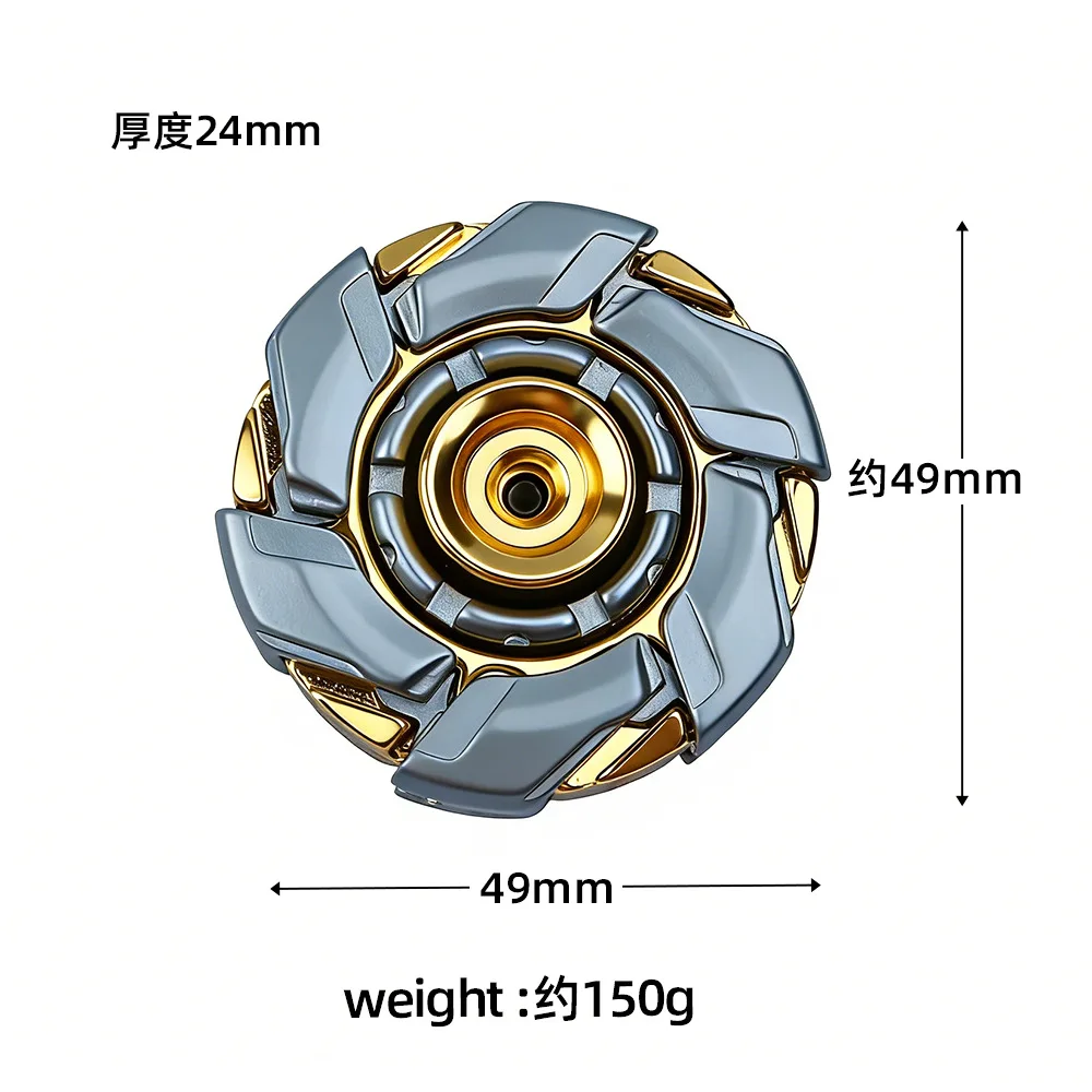 Mecha Transform EDC Metal Fidget Spinner - Jouet Gyro Anti-Stress pour Soulager le TDAH et l'Anxiété, Outil de Décompression pour Adultes, Spinner à Doigts