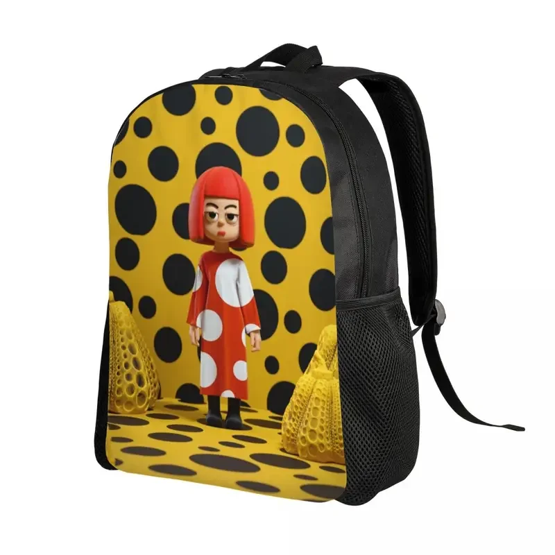 Yayoi Kusama Polka Backpack for Men Women College School Students Bookbag Fits 15 Inch Laptop Pumpkin Bags