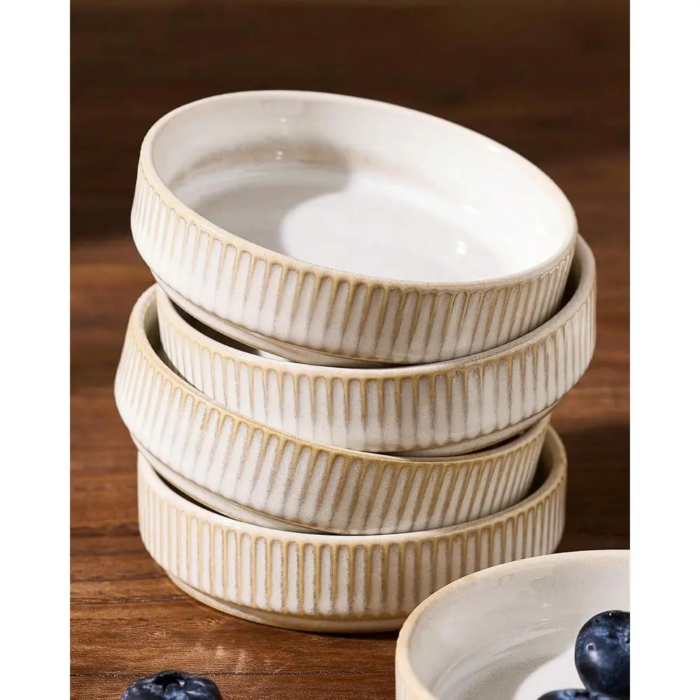 

Soy Sauce Dish Ceramic Dipping Bowls Set Of 6, 4 Oz Individual Dip Sauce Cups Bowls Dishes Plates, Small Serving Bowl For Side