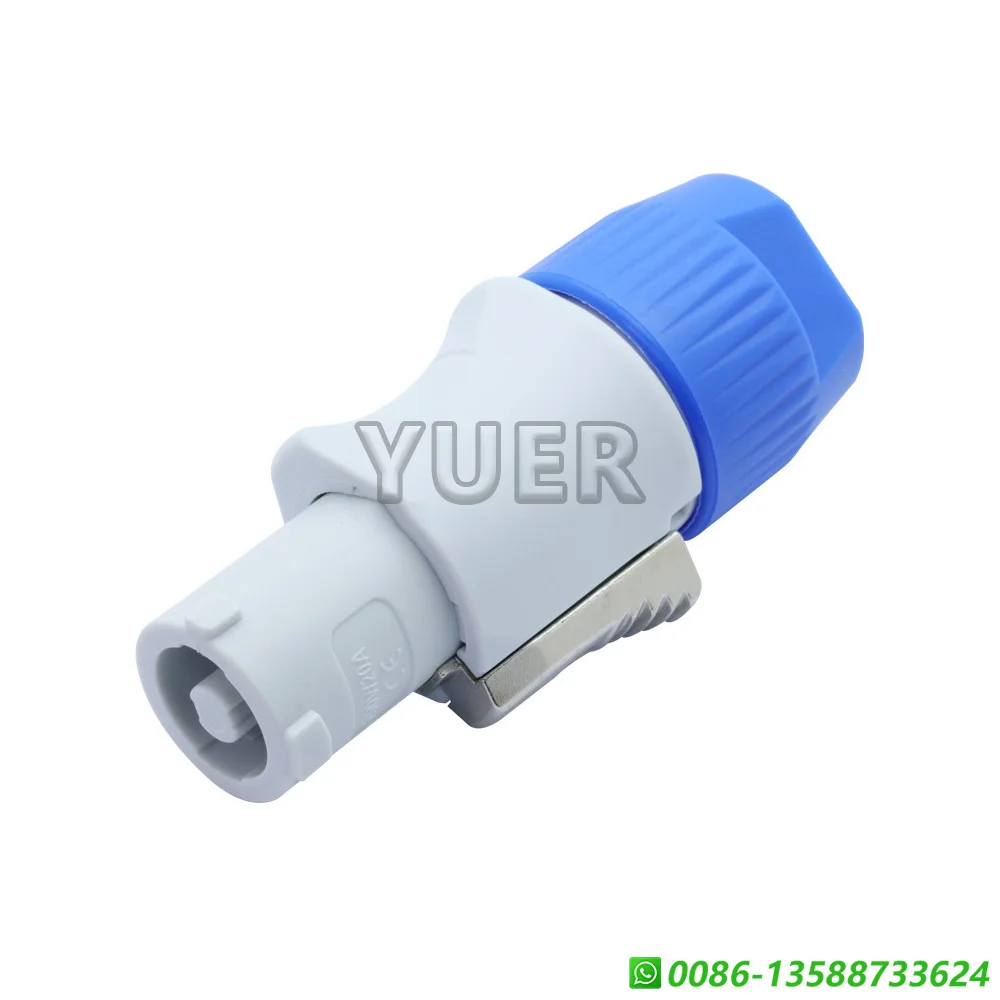 20Pcs/lot 3 Pin 20A 250V Powercon Connector NAC3FCA NAC3FCB Power Plug Adapter for Stage Light Lockable Cable Connector