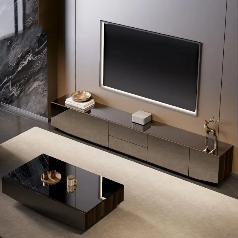 Aesthetic Luxury Tv Stands Cabinets Living Room Center Filing Designer Office Big Size Tv Table Universal Muebles Home Design