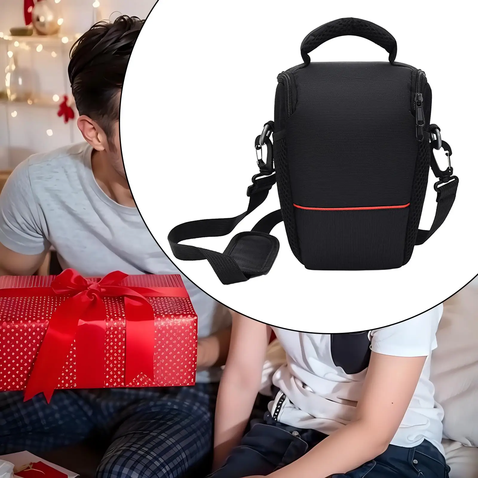 Sac pour appareil photo reflex numérique Slr, cadeau de fête des pères, sac lancé pour la chasse au camp, l'escalade