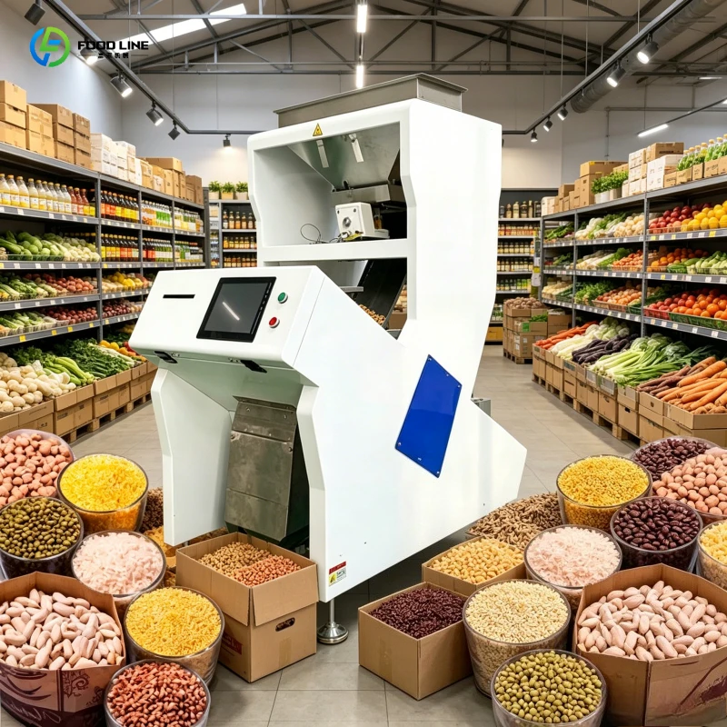 Color Sorter Machine Optical Rice Coffee Bean Peas Industrial Classifying Machine