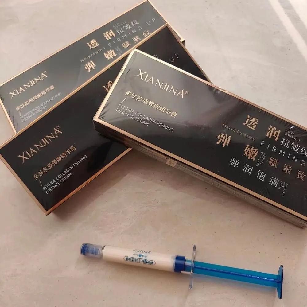 XIANJINA Polypeptide Collagen Elasticity Essence Cream Long-lasting Hydration Anti-wrinkle Reduce Nasolabial Fold Face Cream