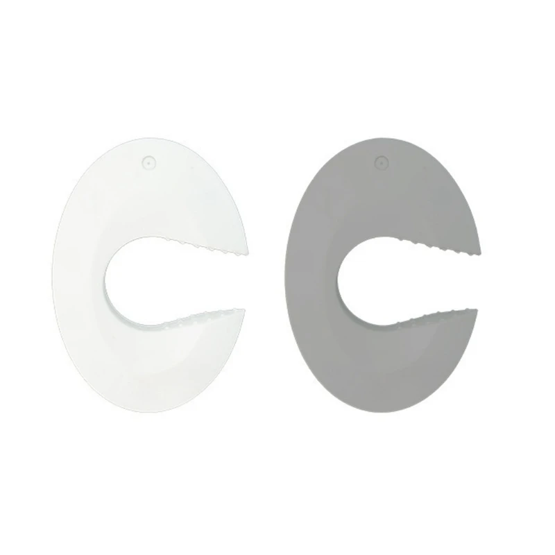 Baby Proofing Door Slam Stopper Flexible C Anti Slip Silicone Guard No Drilling Required Children Finger Pinch Guard
