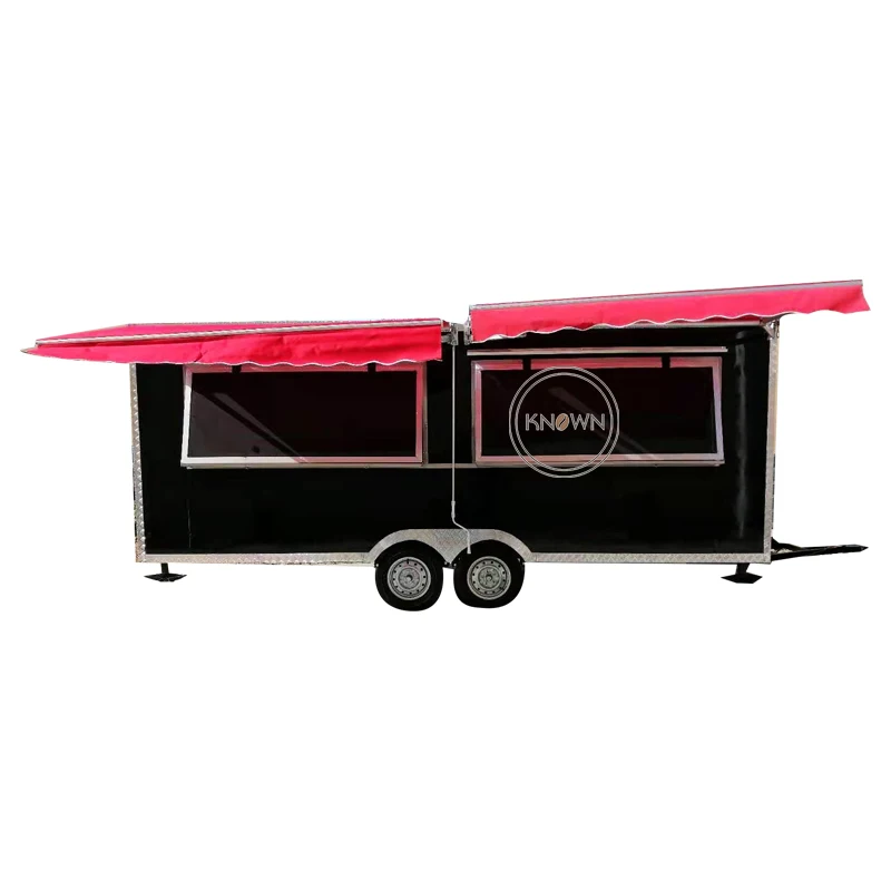 DOT Approved American Popular Street Outdoor Fast Food Carts Crepe Food Truck With Snack Mobile Kitchen Cooking Equipment Price