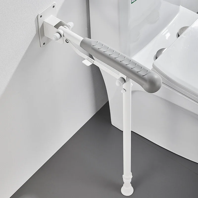 Toilet Handrail , Elderly and Disabled Non-slip Folding Toilet Bathroom Barrier-free Safety Toilet Seat Andicap Grab Bars Rails