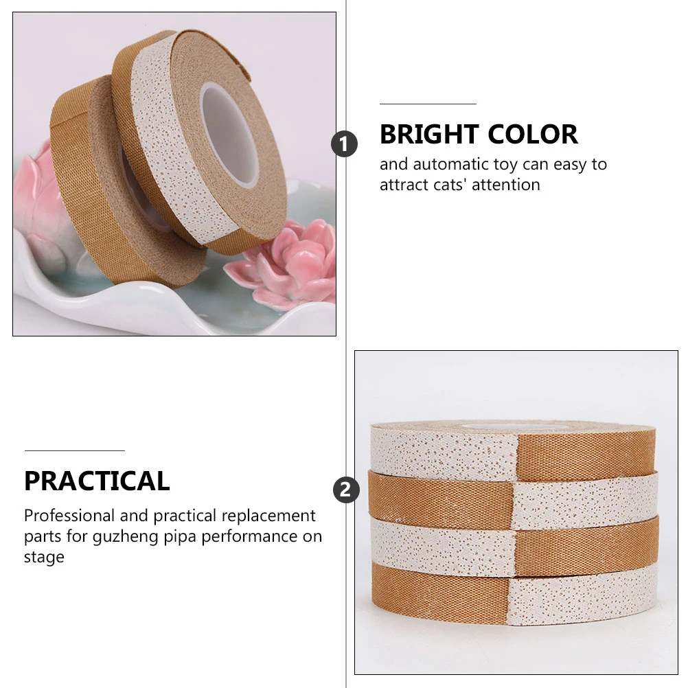 

15 Rolls Guzheng Adhesive Tapes for Pipa Finger Instrument Child Adult Nail Replacement Practical Stage