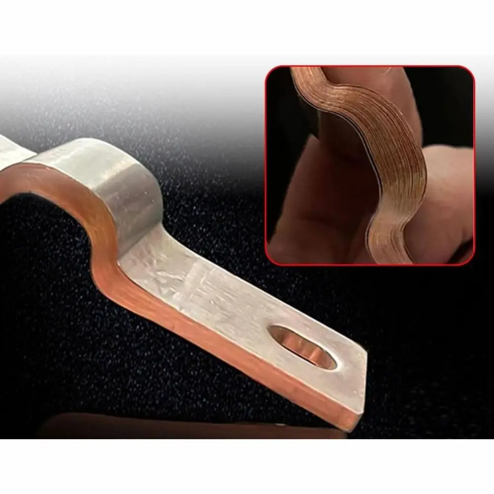 New Hole to Hole 56mm 280Ah Battery Cells Connector 2mm M6 Posts Straps Flexible Busbar Copper Connecter