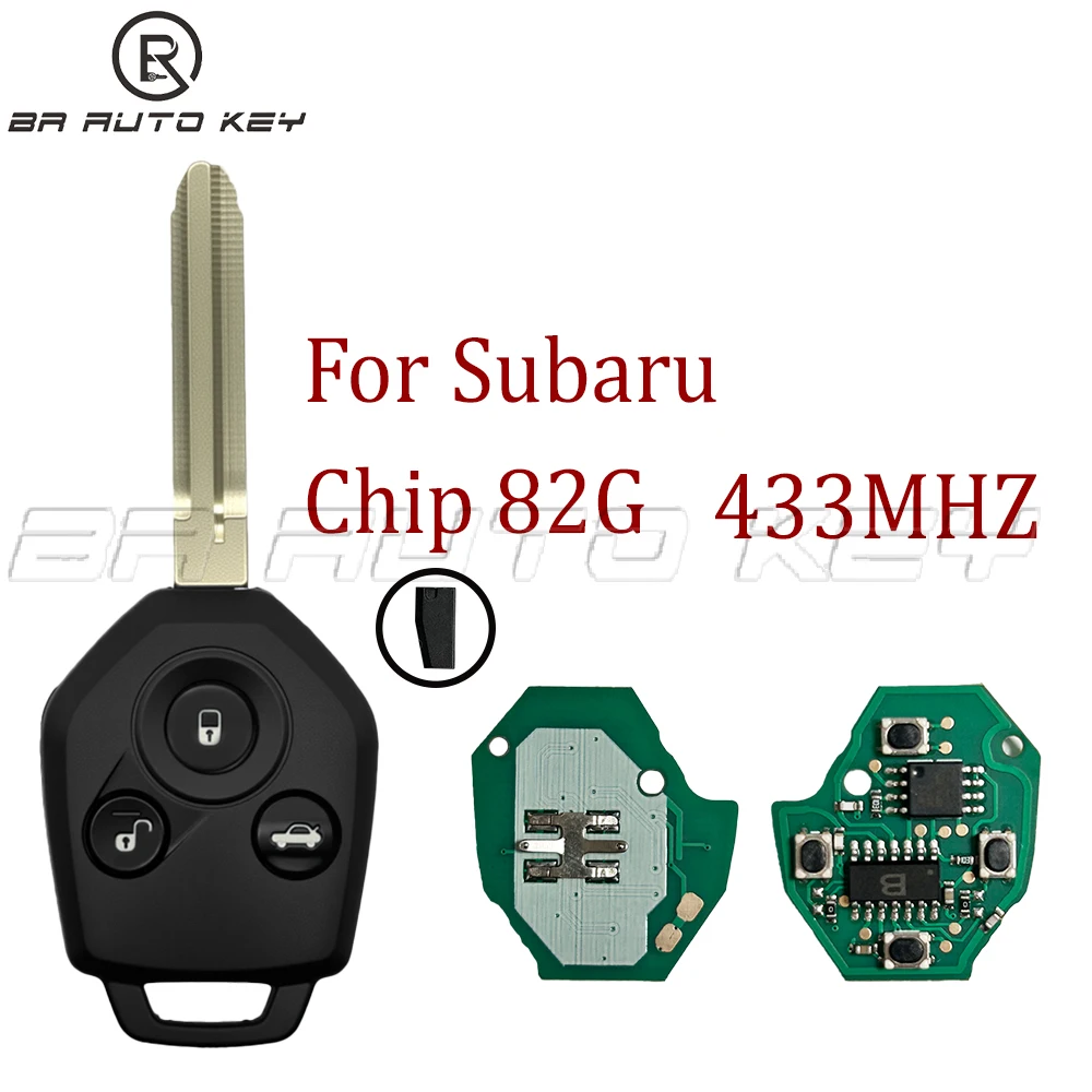 

Replacement Remote Key Fob for Subaru Forester Impreza WRX XV Crosstrek STI 2013 2014 2015 2016 2017 2018 - 82G chip - CWTWBU766