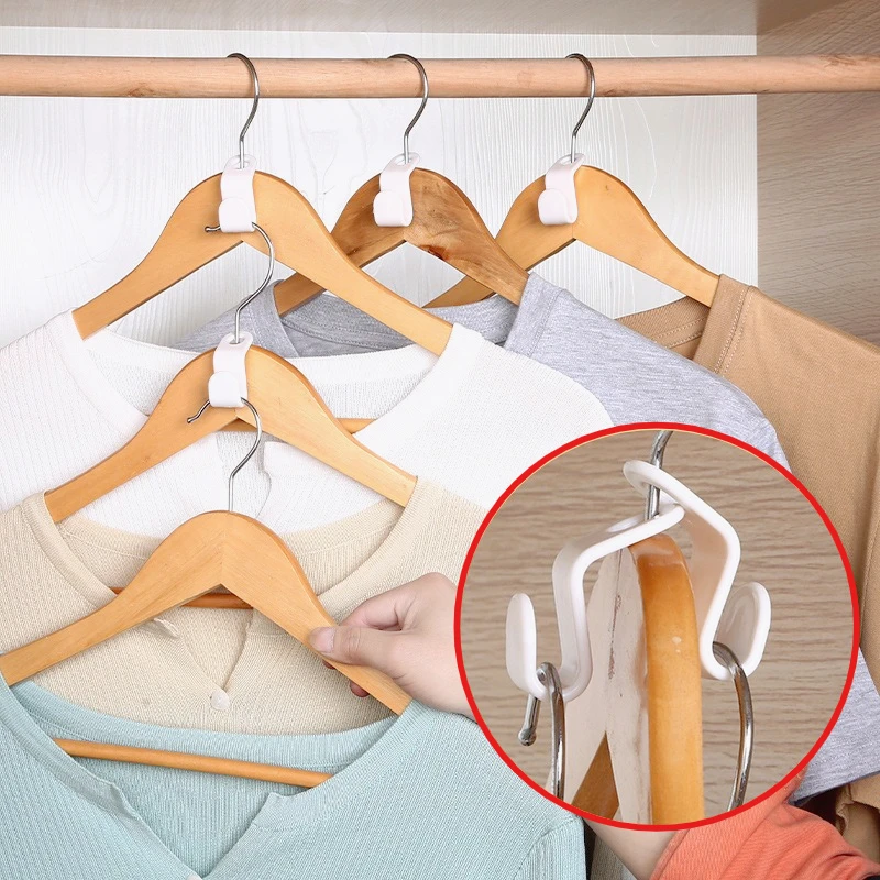 

15/20/25Pcs Saving Closet Space Connecting Hooks Mini Hangers Stackable Plastic Clothing Organizers Coat Hat Connecting Buckle