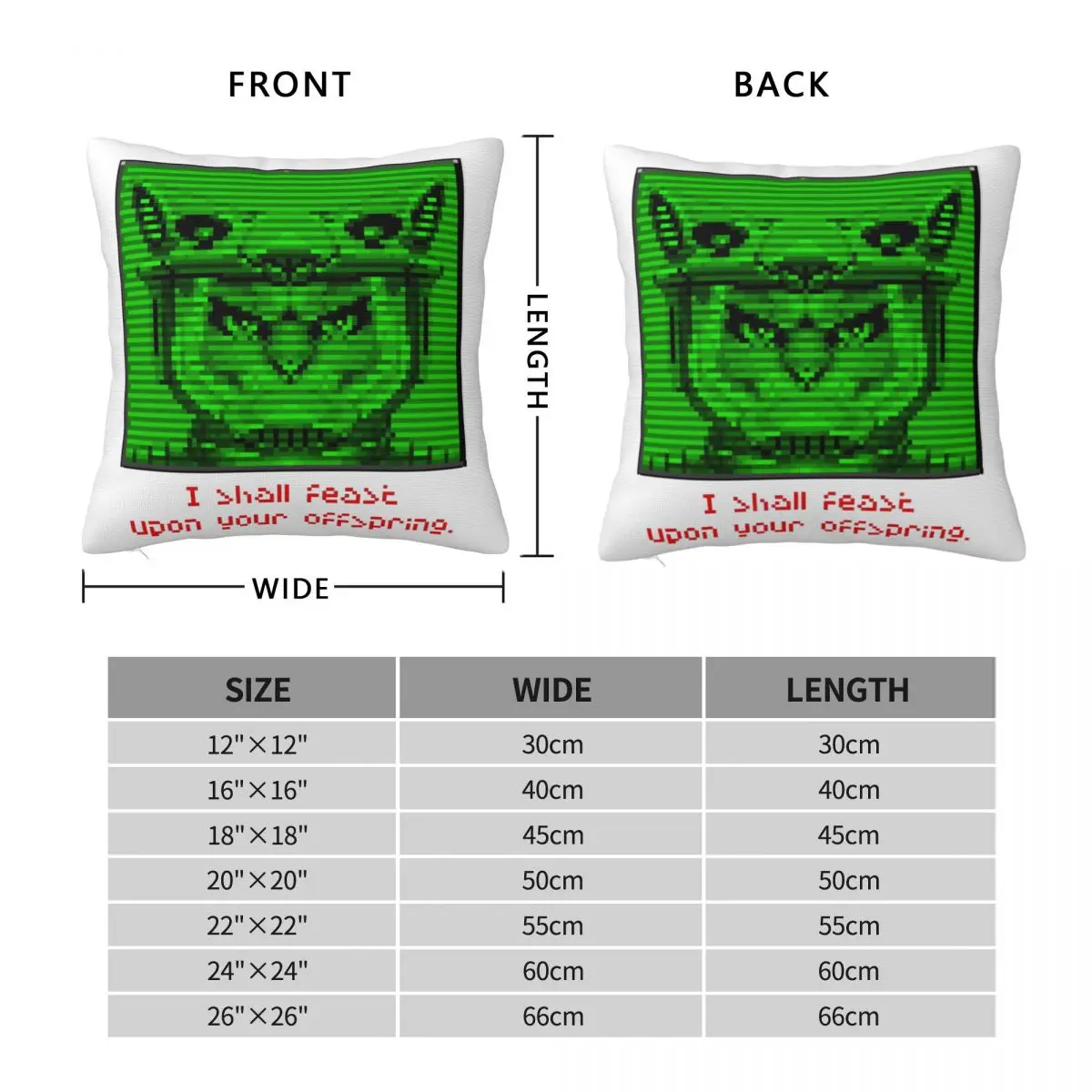 Kilrathi Taunt Square Pillowcase Pillow Cover Cushion Decor Comfort Throw Pillow for Home Living Room