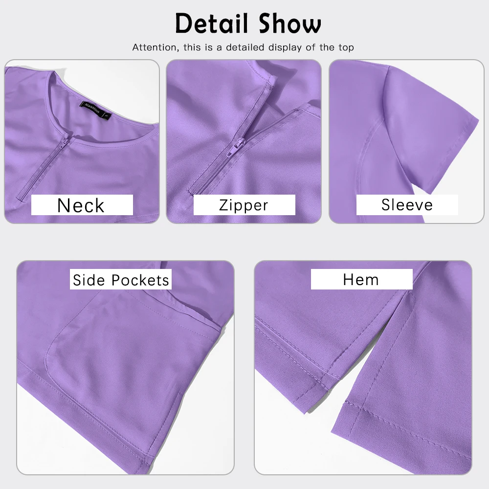 Pet Hospital Doctor Work Clothes Dental Clinic Operating Room Scrubs Set Beauty Pharmacist Workwear Medical Surgical Uniform New