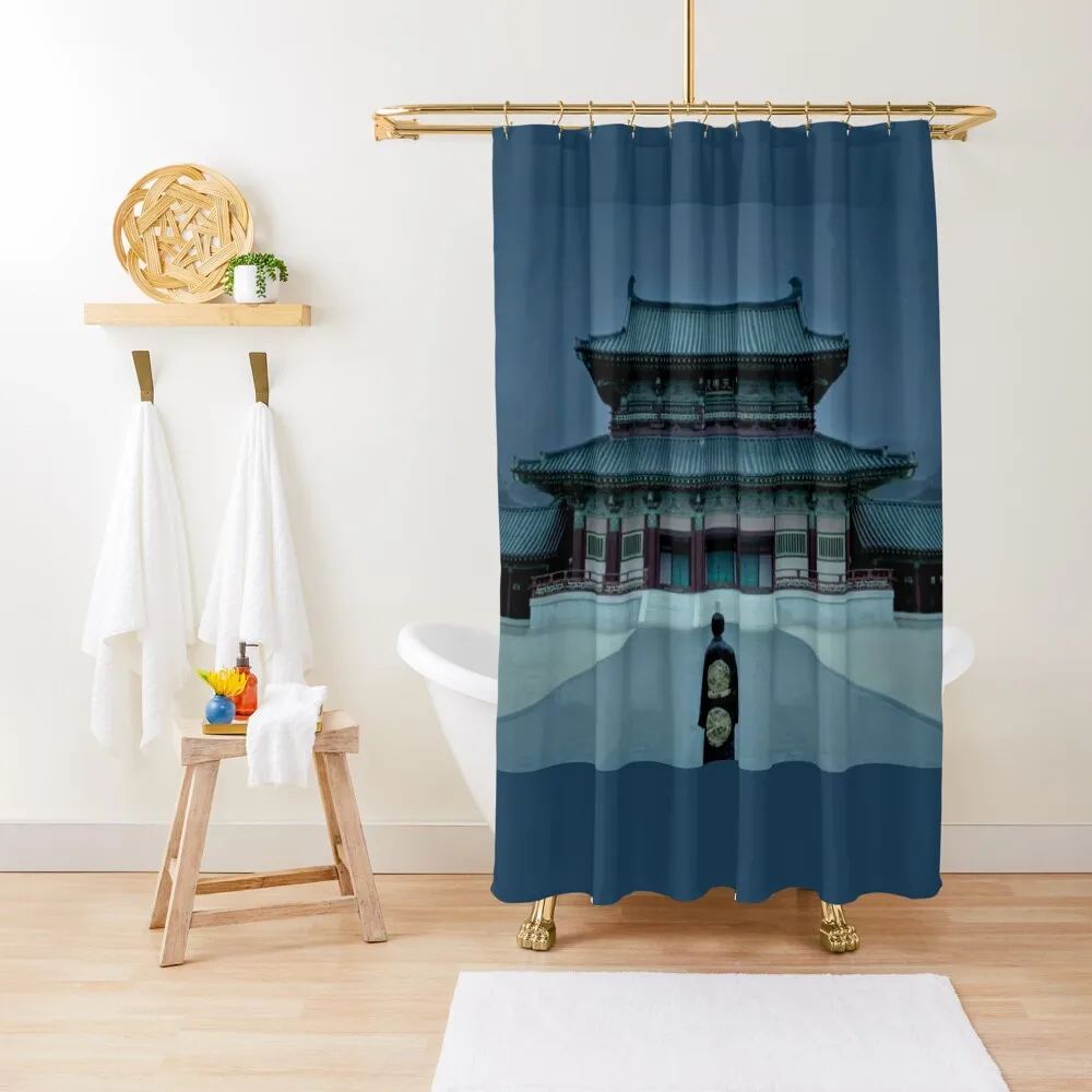 

Wang So Alone Shower Curtain Elegant Bathroom For The Bathroom Waterproof Bath And Anti-Mold Anime Bathroom Curtain