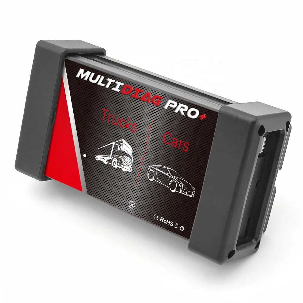 Strumento diagnostico per camion per auto con sistema completo Multidiag Pro a doppia scheda V3.0 personalizzato Versione 2017.3 Supporto multilingue