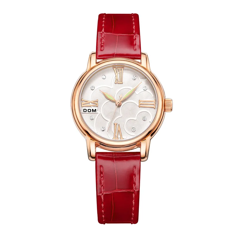 

Женские легкие роскошные элегантные темпераментные женские часы, модные кварцевые водонепроницаемые часы с ремнем