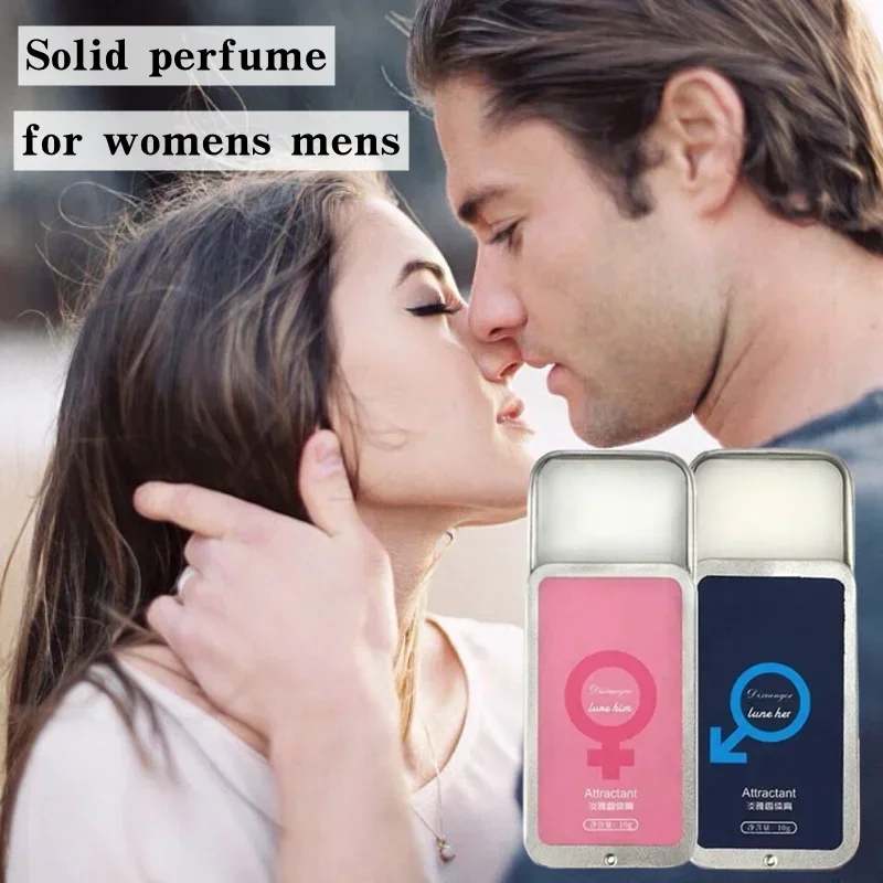 Solid Balm Perfume Set Portable Perfume Longlasting Unisex Pheromone Feromone Solid Perfume Set Cologne for Men Attract Women