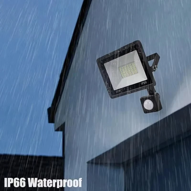 

10W-100W Motion Sensor LED Floodlights Waterproof Inductive Lamp Spotlight for Outdoor Garden Street Wall Courtyard Lightling