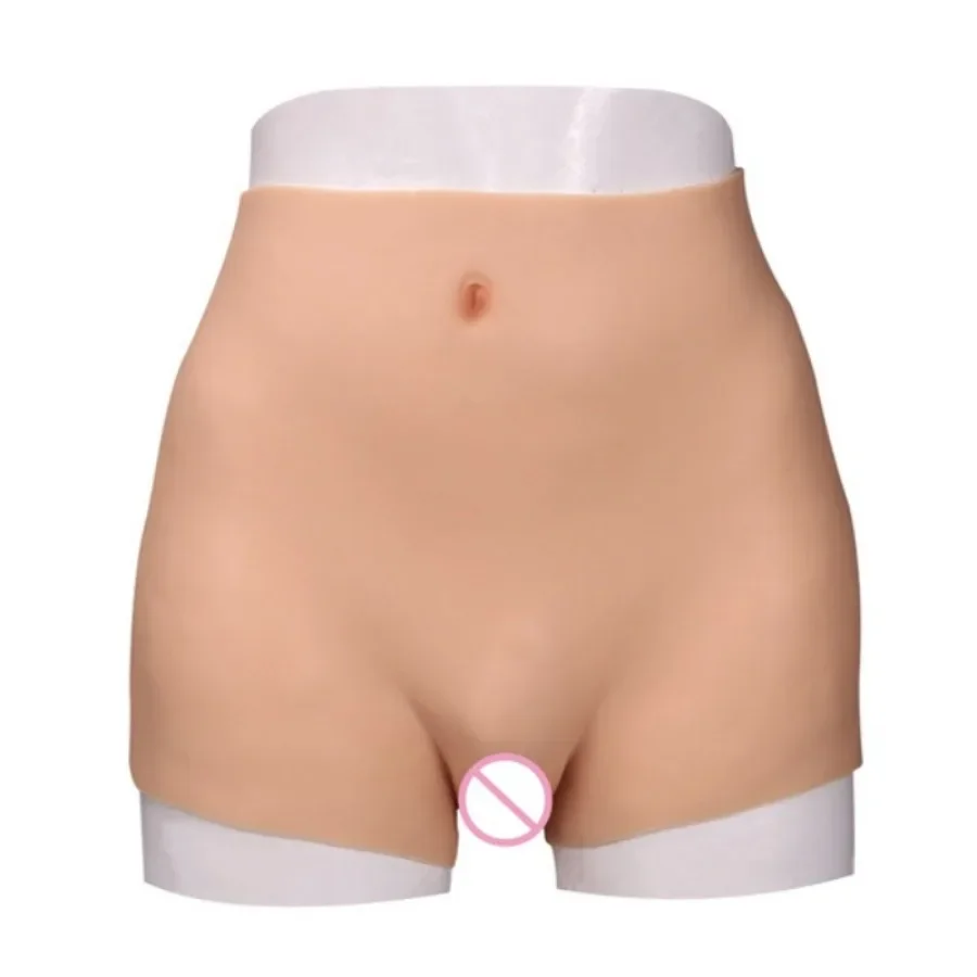 Eyung-Silicone Calcinhas Vagina Falso, Hip Shaping, Enhancer, Calcinhas para Transgender Crossdresser