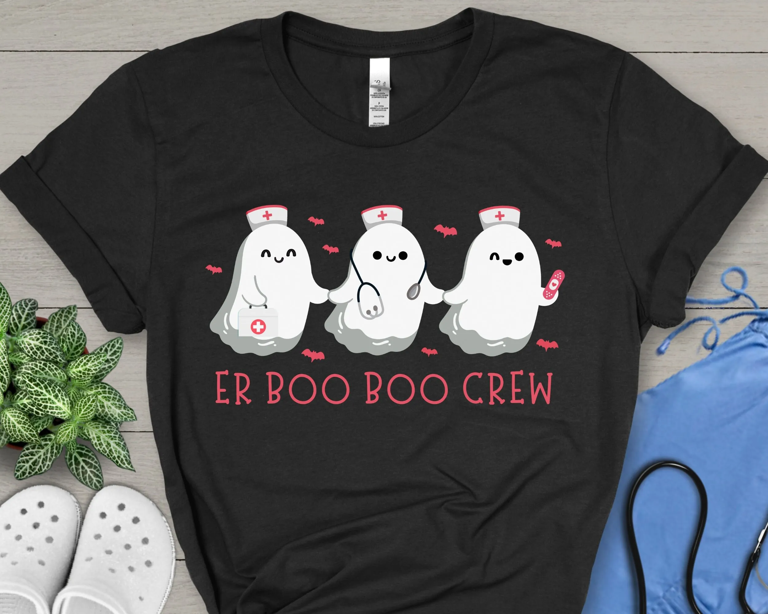 Er Halloween T Shirt Nurse Department Nurses Registration Doctor