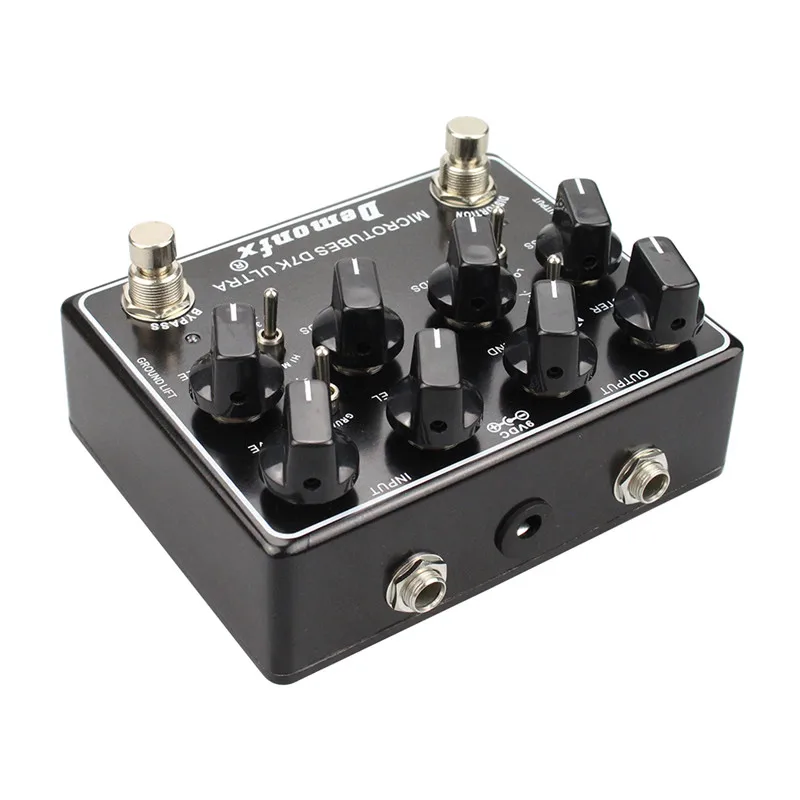 Demonfx D7K Ultra High Quality Guitar Bass Effect Pedal Overdrive Preamp With True Bypass