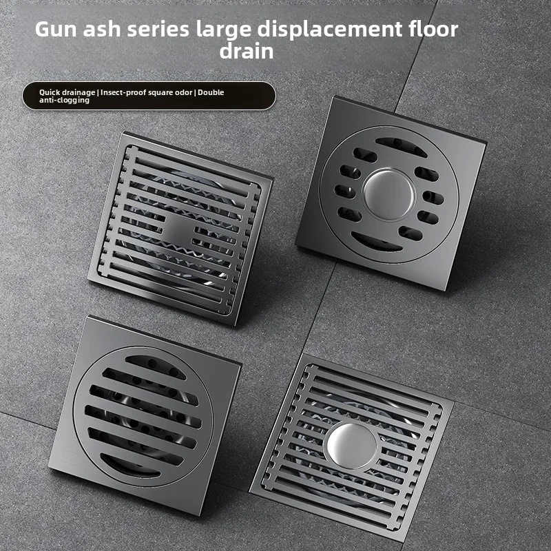 304 Stainless Steel Floor Drain Backflow Preventer Anti-Odor Sewer Drainage Cover Deodorant For Toilet Bathroom Shower Room
