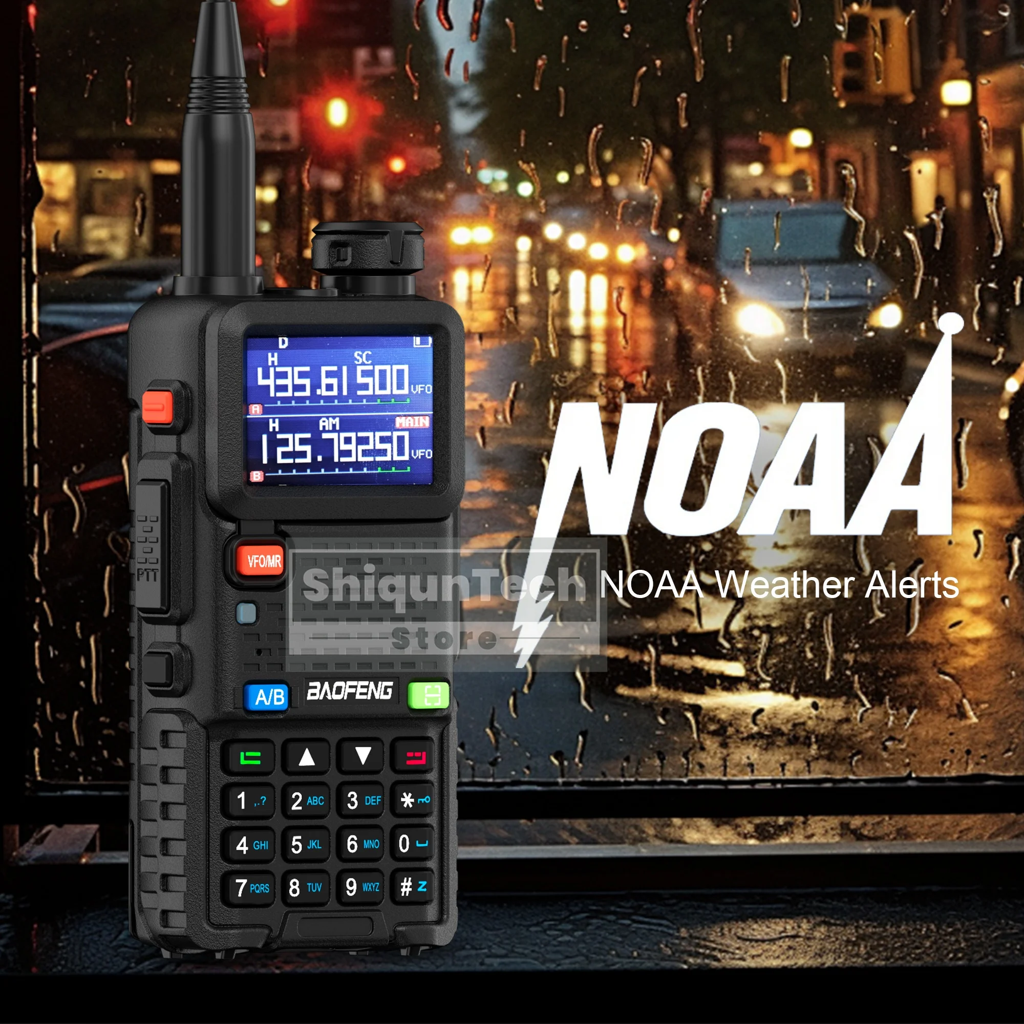 Baofeng اسلكية تخاطب UV-5RM IC شهادة 2500/3800/6800mAh خيار البطارية اللاسلكية نسخة تردد USB-C AM FM 10 واط هام راديو