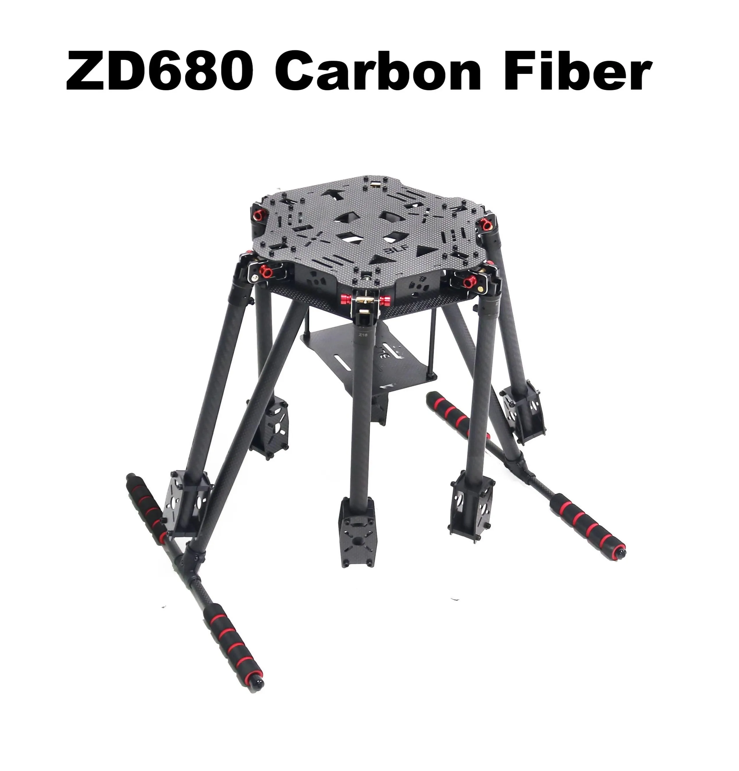 HanNiu FPV F680 cadre hexa-rotor ZD 680 entièrement en Fiber de carbone bras pliable Kit de cadre d'hexacoptère avec train d'atterrissage inflodable pour FPV