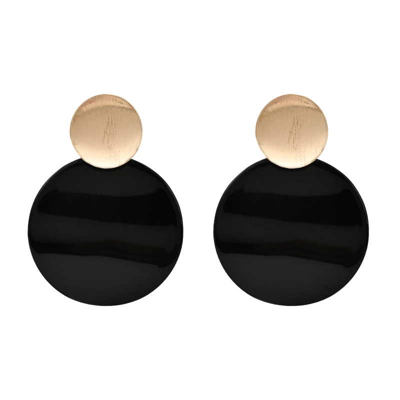 

Round and large round earrings, personalized and fashionable earrings, light luxury high-end cold air earrings