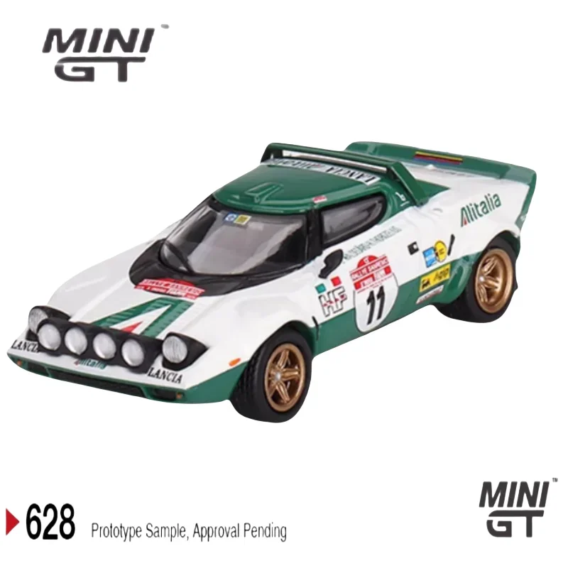 

1:64 модель автомобиля Lancia Stratos HF Rally из литого под давлением статического дисплея, декоративные игрушки для детей, подарок для мальчиков, коллекционные модели.