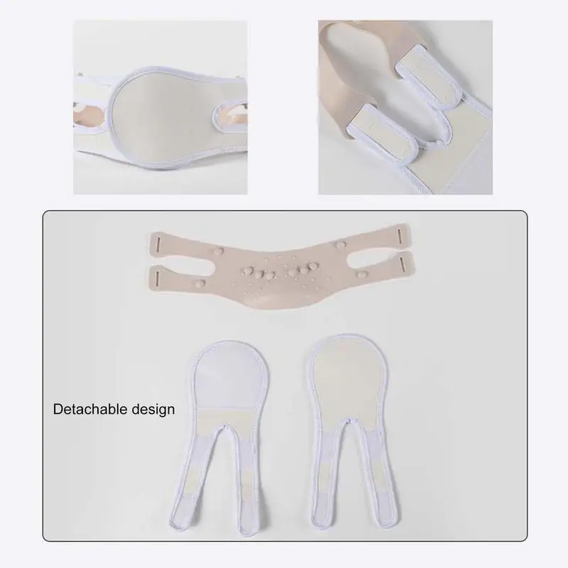 V Face Bandage V Line Facial Slimming Strap Stretchy Reusable Chin Slimming Strap Face Lift Device Double Chin Reduction Bandage