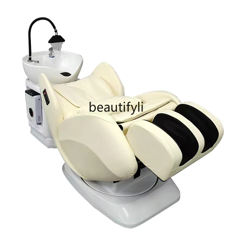 

Intelligent High-End Electric Massage Rotating Hair Care Chair Multi-Function Put down Head Therapy Massage Hair-Washing Chair