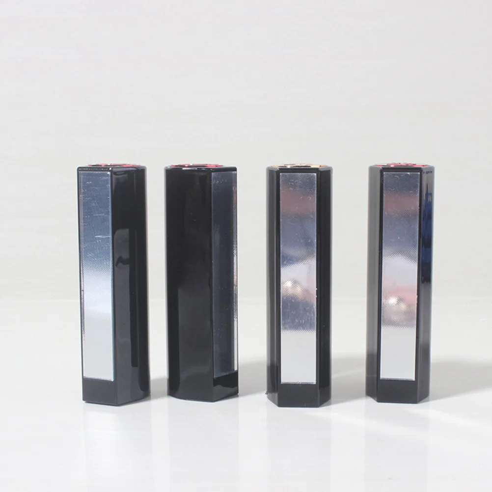 

3Pcs 12.1mm Empty Lip Balm Tube with Mirror Push Wheel Mechanism Natural Lipstick Container for Daily Portable Application
