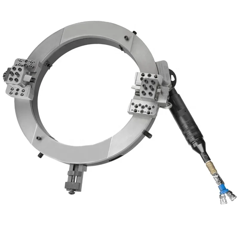Factory Pneumatic Drive OD Inch 3"-8" Split Frame Pipe Cold Cutting Beveling Machine